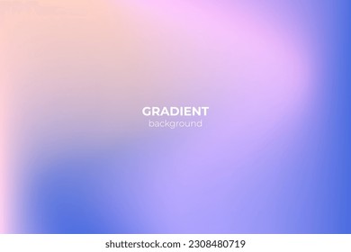 Abstract blurred gradient colorful background