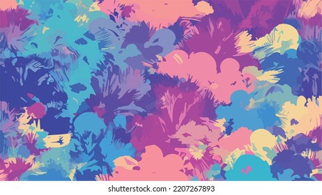 Abstract blurred gradient. Colorful clouds wallpaper 