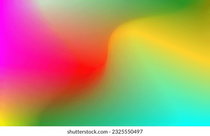 Resumen de fondo de fantasía de gradiente borroso con textura granulada. Plantillas suaves para portadas de folletos, folletos, folletos, marca. Color verde, rojo, amarillo y violeta.