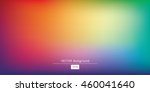 Abstract blurred gradient mesh background in bright rainbow colors. Colorful smooth banner template. Easy editable soft colored vector illustration in EPS8 without transparency.