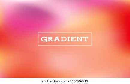 Abstract blurred gradient mesh background in stylish colors. Colorful smooth banner template. Easy editable soft colored vector illustration in EPS10 without transparency. Abstract illustration.