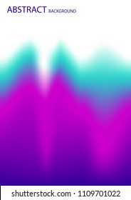 Abstract blurred gradient mesh background. Watercolor vector illustration.