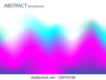 Abstract blurred gradient mesh background. Watercolor vector illustration.