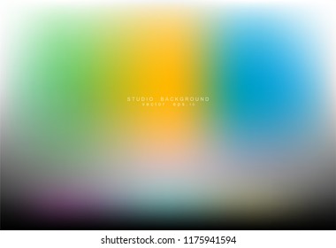 Abstract blurred gradient mesh background. Colorful smooth soft banner template. vector illustration