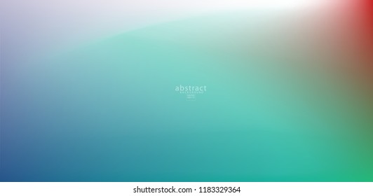 Abstract blurred gradient mesh background bright rainbow colors. Colorful smooth soft banner template. Creative vibrant vector illustration