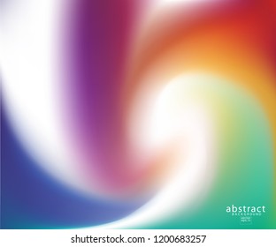 Abstract blurred gradient mesh background bright rainbow colors. Colorful smooth soft banner template. Creative vibrant vector illustration