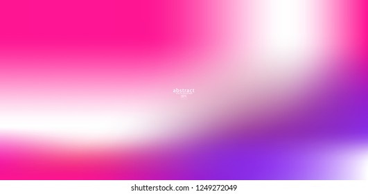 Abstract blurred gradient mesh background color bright. Colorful smooth soft banner template. Creative vibrant vector illustration