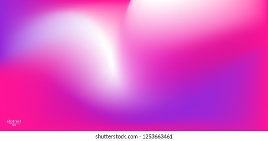 Abstract blurred gradient mesh background color bright. Colorful smooth soft banner template. Creative vibrant vector illustration