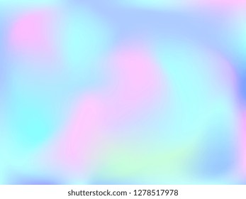 Abstract blurred gradient mesh background. Colorful smooth banner template.Trendy creative vector. Intense blank Holographic spectrum gradient for cover.