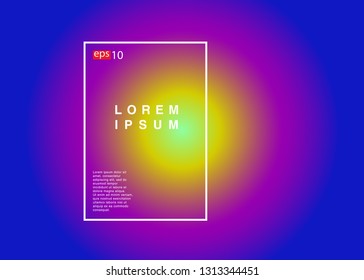 Abstract blurred gradient mesh background in bright rainbow colors Colorful smooth banner template