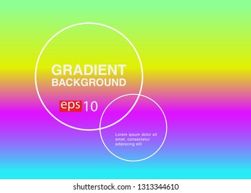 Abstract blurred gradient mesh background in bright rainbow colors Colorful smooth banner template