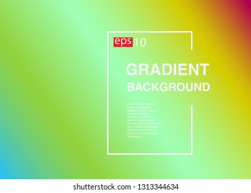 Abstract blurred gradient mesh background in bright rainbow colors Colorful smooth banner template