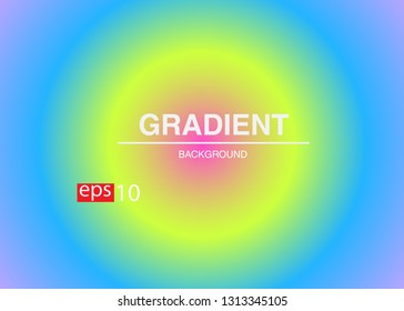 Abstract blurred gradient mesh background in bright rainbow colors Colorful smooth banner template