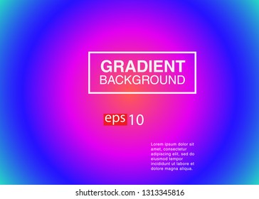 Abstract blurred gradient mesh background in bright rainbow colors Colorful smooth banner template