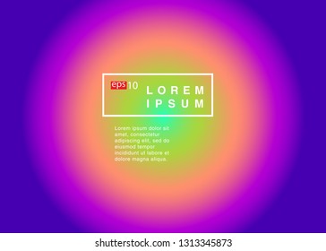 Abstract blurred gradient mesh background in bright rainbow colors Colorful smooth banner template