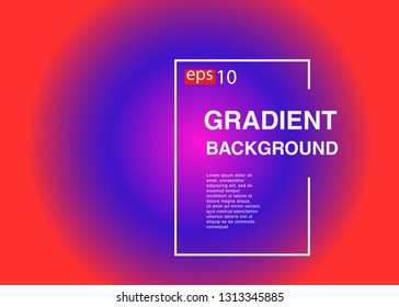 Abstract blurred gradient mesh background in bright rainbow colors Colorful smooth banner template