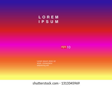 Abstract blurred gradient mesh background in bright rainbow colors Colorful smooth banner template