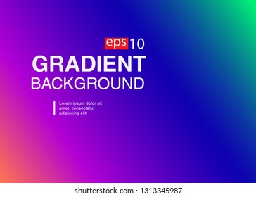 Abstract blurred gradient mesh background in bright rainbow colors Colorful smooth banner template