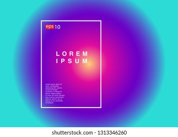 Abstract blurred gradient mesh background in bright rainbow colors Colorful smooth banner template