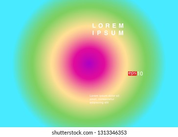 Abstract blurred gradient mesh background in bright rainbow colors Colorful smooth banner template