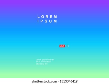 Abstract blurred gradient mesh background in bright rainbow colors Colorful smooth banner template