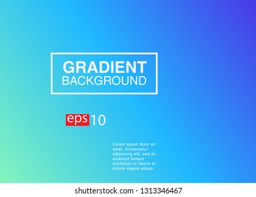 Abstract blurred gradient mesh background in bright rainbow colors Colorful smooth banner template