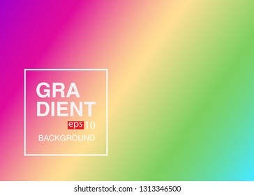 Abstract blurred gradient mesh background in bright rainbow colors Colorful smooth banner template