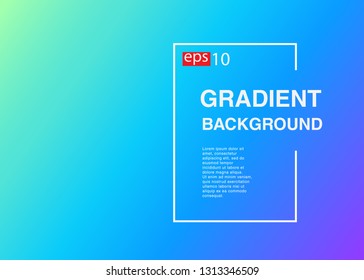 Abstract blurred gradient mesh background in bright rainbow colors Colorful smooth banner template