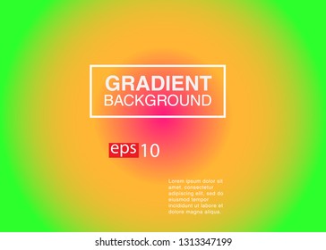 Abstract blurred gradient mesh background in bright rainbow colors Colorful smooth banner template