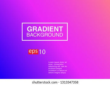 Abstract blurred gradient mesh background in bright rainbow colors Colorful smooth banner template
