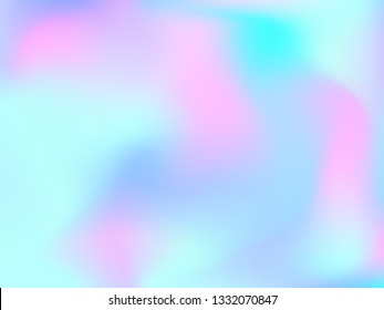 Abstract blurred gradient mesh background. Colorful smooth banner template.Trendy creative vector. Intense blank Holographic spectrum gradient for cover.