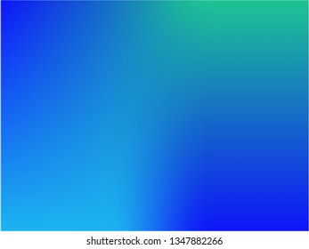 Abstract blurred gradient mesh background in colors. Colorful smooth banner template. Easy editable soft colored vector illustration in EPS10 without transparency. - Vector