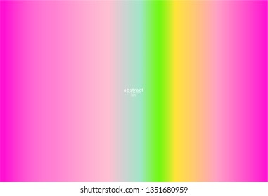 Abstract blurred gradient mesh background bright rainbow colors. Colorful smooth soft banner template. Creative vibrant vector illustration