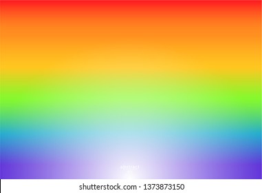 Abstract blurred gradient mesh background bright rainbow colors. Colorful smooth soft banner template. Creative vibrant vector illustration