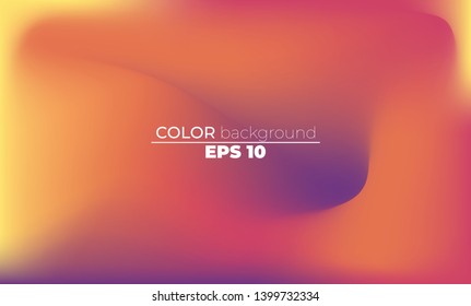 Abstract blurred gradient mesh background in bright summer colors. Colorful smooth. Easy editable soft colored vector illustration, Suitable For Wallpaper, Banner, Background, Card, Book Illustration,