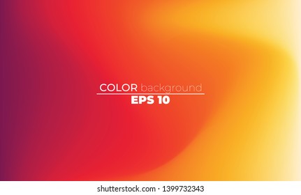 Abstract blurred gradient mesh background in bright summer colors. Colorful smooth. Easy editable soft colored vector illustration, Suitable For Wallpaper, Banner, Background, Card, Book Illustration,