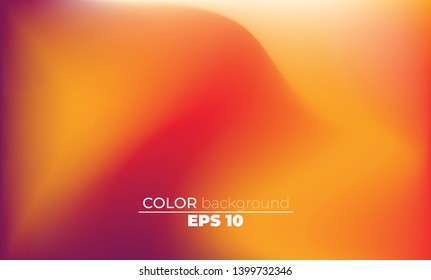 Abstract blurred gradient mesh background in bright summer colors. Colorful smooth. Easy editable soft colored vector illustration, Suitable For Wallpaper, Banner, Background, Card, Book Illustration,