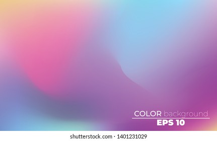 Abstract blurred gradient mesh background in bright Colorful smooth. Easy editable soft colored vector illustration, Suitable For Wallpaper, Banner, Background, Card, Book Illustration, landing page