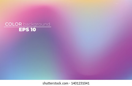 Abstract blurred gradient mesh background in bright Colorful smooth. Easy editable soft colored vector illustration, Suitable For Wallpaper, Banner, Background, Card, Book Illustration, landing page