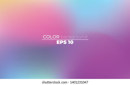 Abstract blurred gradient mesh background in bright Colorful smooth. Easy editable soft colored vector illustration, Suitable For Wallpaper, Banner, Background, Card, Book Illustration, landing page