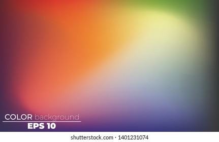 Abstract blurred gradient mesh background in bright Colorful smooth. Easy editable soft colored vector illustration, Suitable For Wallpaper, Banner, Background, Card, Book Illustration, landing page