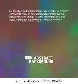 Abstract blurred gradient mesh background. Colorful smooth banner template. Easy editable soft colored vector illustration. New abstract modern screen vector image pattern picture