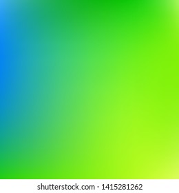Abstract blurred gradient mesh background. Trendy bright rainbow colors. Modern colorful smooth banner template. Easy editable soft colored vector illustration