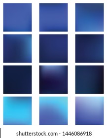 Abstract blurred gradient mesh background in dark colors. Vector illustration for your graphic design, banner, summer or aqua poster. Multicolor, blue, dark .