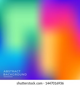 Abstract blurred gradient mesh background. Colorful design