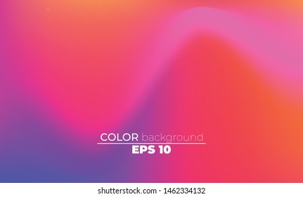 Abstract blurred gradient mesh background in bright Colorful smooth. Easy editable soft colored vector illustration, Suitable For Wallpaper, Banner, Background, Card, Book Illustration, landing page