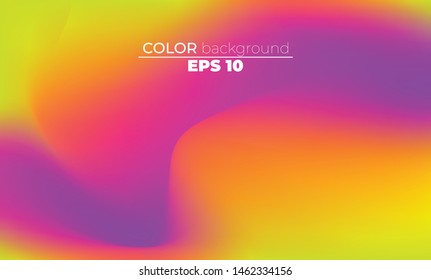 Abstract blurred gradient mesh background in bright Colorful smooth. Easy editable soft colored vector illustration, Suitable For Wallpaper, Banner, Background, Card, Book Illustration, landing page