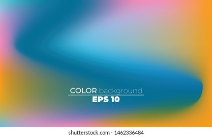 Abstract blurred gradient mesh background in bright Colorful smooth. Easy editable soft colored vector illustration, Suitable For Wallpaper, Banner, Background, Card, Book Illustration, landing page