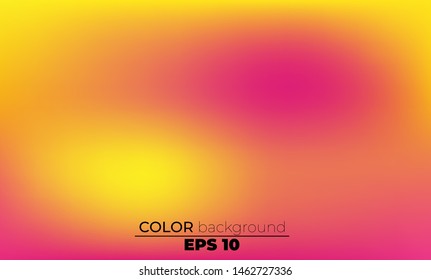 Abstract blurred gradient mesh background in bright summer colors. Colorful smooth. Easy editable soft colored vector illustration, Suitable For Wallpaper, Banner, Background, Card, Book Illustration,