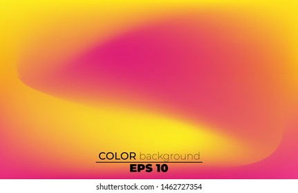 Abstract blurred gradient mesh background in bright summer colors. Colorful smooth. Easy editable soft colored vector illustration, Suitable For Wallpaper, Banner, Background, Card, Book Illustration,